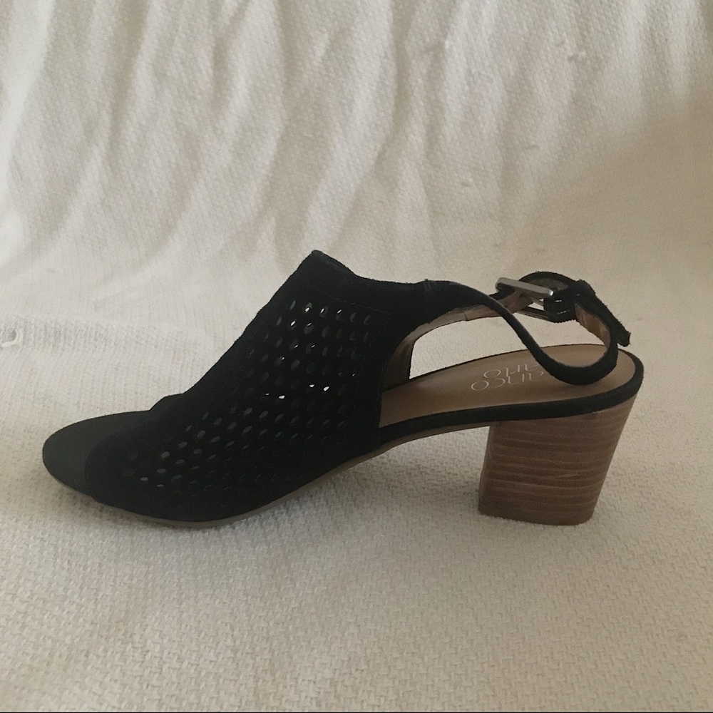 Women's Size 9 Black Block Heel Shoe